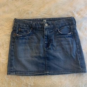 7 For All Mankind Denim Skirt